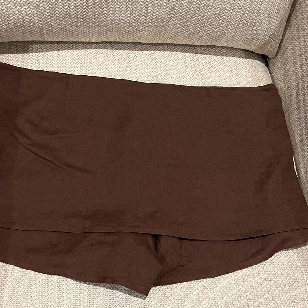 Lioness Woman’s Brown Country Side skort size Large - Picture 9 of 11